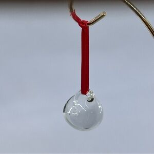 Vintage Glass Kiss Style Candy Ornament Handblown Glass Art Signed HULET 2001